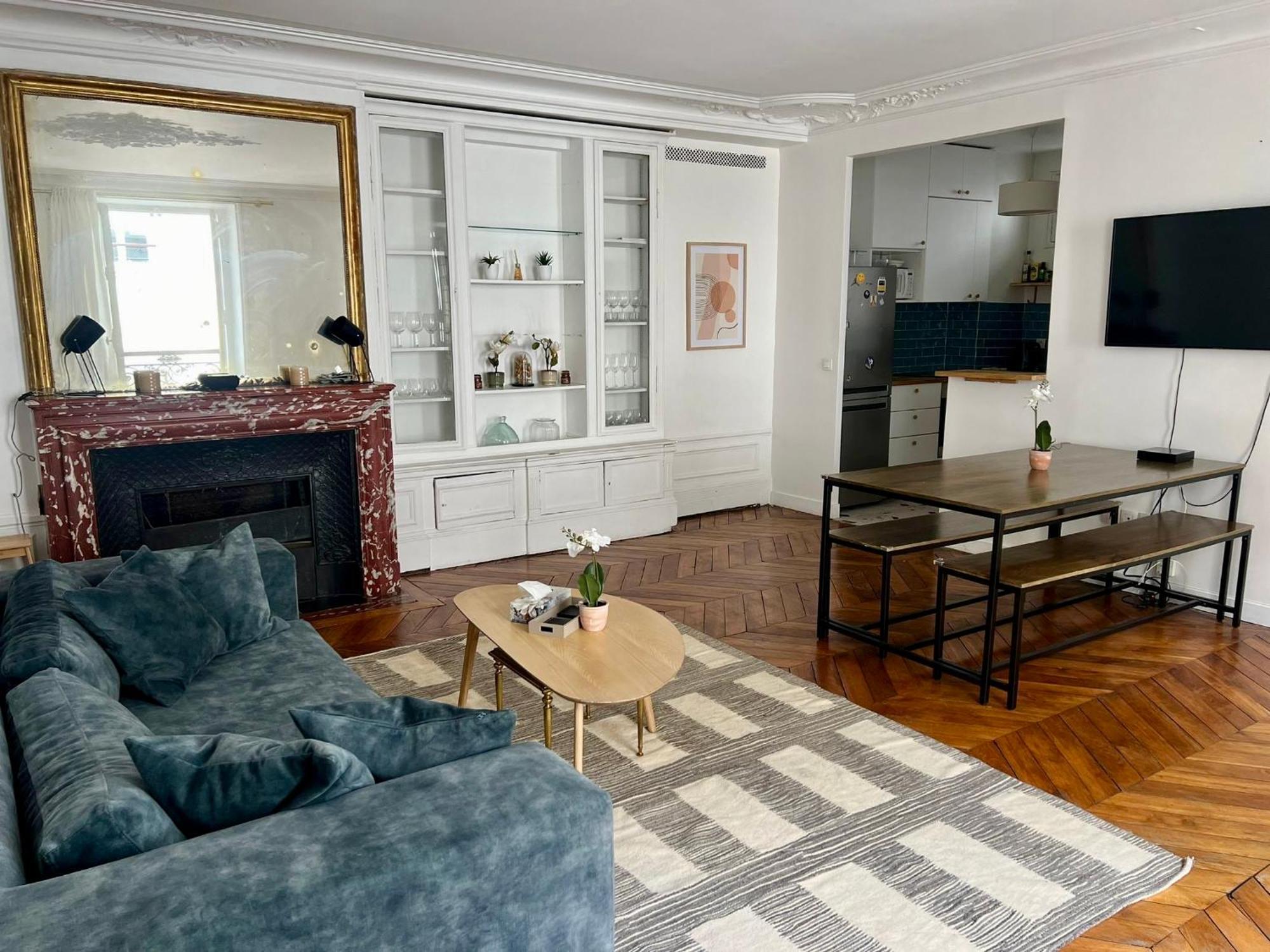 Appartement Haussmanannien Cosy - Republique Paris Luaran gambar